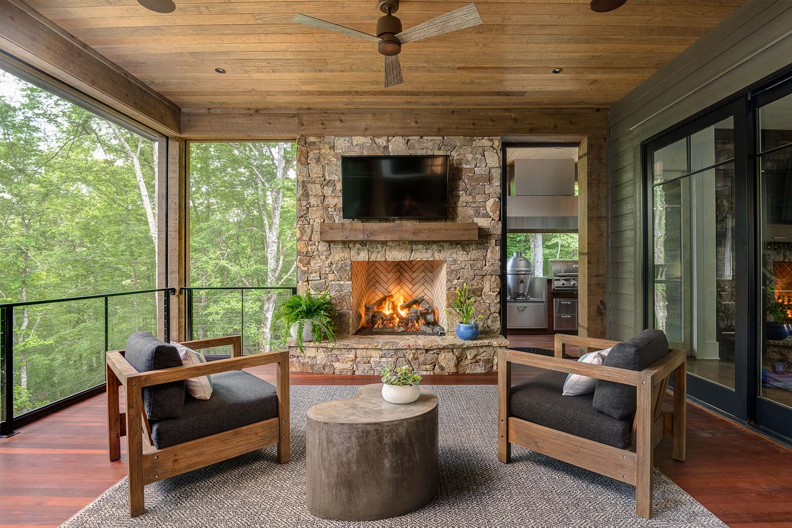 Custom lakefront home